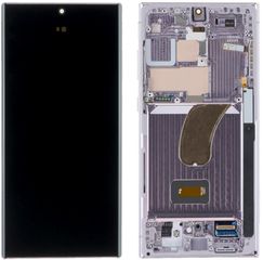 Samsung (GH82-30466D) OLED Touchscreen - Lavender, Galaxy S23 Ultra; SM-S918B
