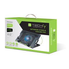 Techly Notebook stand and cooling pad for Notebook up to 17.3"-thumb-1