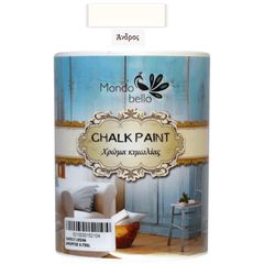 MONDOBELLO CHALK PAINT ΧΡΩΜΑ ΚΙΜΩΛΙΑΣ 375ml ΑΝΔΡΟΣ- ΕΚΡΟΥ