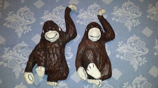 Διακοσμητικοί Πίθηκοι – Χιμπατζήδες, από την Αγγλία, της δεκαετίας του ‘80 