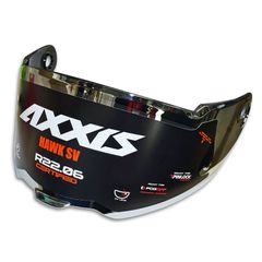 Ζελατίνα κράνους Axxis Hawk & Panther V-31 100% Max Vision Mirror Silver
