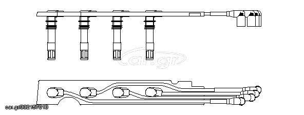 MΠOYZOKAΛΩΔIA GOLF IV 1,4  968G100 003499 036905409K 036905483G 1J0-998-031-A 968G100 BREMI