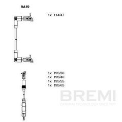 Μπουζοκαλώδια  9A19 003502 1H0-998-031-B 3502 4017534095262 962 BREMI
