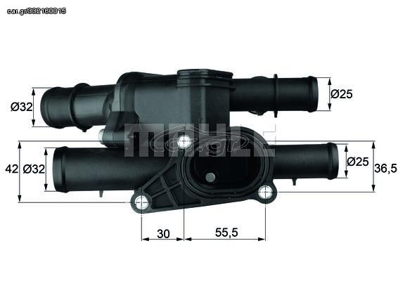 Περίβλημα θερμοστάτη  TM1105 06A121111 06A-121-111 109346 306564