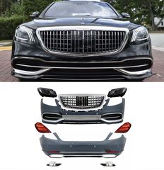 Body Kit Mercedes S-Class W222 Facelift (2013-2017) with Headlights and Taillights Full LED