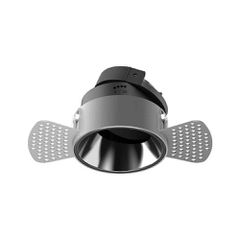 Zambelis Lights TRIMLESS Σποτ LIGHT ADJUSTABLE SOURCE WHITE -BLACK CHROME REFLECTOR