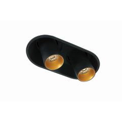 Zambelis Lights BLACK COB 2x7W WW 700mA 36deg ADJUSTABLE DARK LIGHT