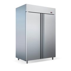 Ψυγείο Θάλαμος Κατάψυξη inox Με Δύο Πόρτες 137 × 82 × 207 cm