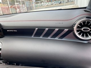 Γνήσια Mercedes φωτιζόμενη διακοσμητική λωρίδα ταμπλό πλευράς συνοδηγού AMG trim για μοντέλα A-Class w177, CLA c118, A-Class v177 sedan