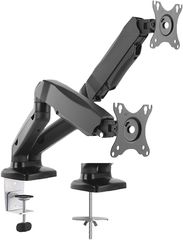 BRATECK LDT13-C024 Dektop Monitor Bracket, Black - BRATECK