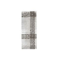 Κουβέρ καρώ γκρι-καφέ με χαρτοπετσέτα 38X38cm (125τεμ)