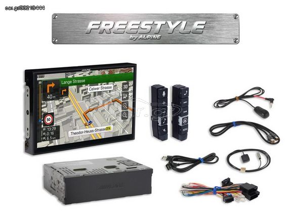 Alpine X903DC-F Freestyle 9-inch Navigation System for custom installation