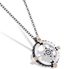 Sector Marine, Men's Silver Stainless Steel / Pvd Rose Gold Necklace SLI06