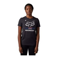 ΓΥΝΑΙΚΕΙΟ T-SHIRT WOMENS X HONDA TEE BLACK 30548-001 | FOX