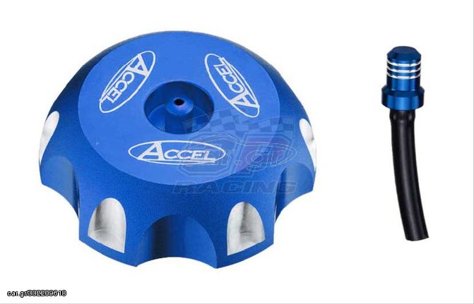 Accel τάπα ρεζερβουάρ Μπλέ AC-GTC-01-BL Honda XR 70-650cc, CRF 250R/X/RX, CRF 450R/X/RX, TM MX/EN 125-530cc