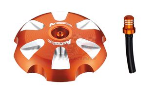 Accel τάπα ρεζερβουάρ Πορτοκαλί AC-GTC-13-OR KTM SX 85/125/150/250, SXF 250/350/450, Husqvarna TC 85/125/250, FC 250/350/450, FS 450, Gas Gas MC 85/125/250F/450F