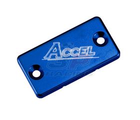 Accel καπάκι δοχείου πόμπας εμπρός φρένου Μπλε AC-FBC-02-BLUE Yamaha YZ/WR/YZF/WRF/TTR, Suzuki RM/RMZ/RMX/DRZ, Kawasaki KX/KDX/KLX/KXF