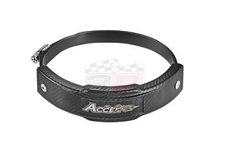 Accel προστατευτικό εξάτμισης 5'' δαχτυλίδι - Μαύρο AC-EPG-02-BK Συμβατό με 102-127mm εξατμίσεις