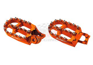 Accel CNC μαρσπιέδες χρώματος Πορτοκαλί AC-FP-19-OR Husqvarna TE 150/250/300, FE 250/350/450/501, TX 125, FS 450, KTM EXC 150/250/300 EXC-F 250/350/450/500 '17-23