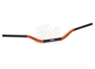 Accel δίχρωμο τιμόνι fat bar 28.6mm Μαύρο / Πορτοκαλί AC-CTH-10-6061O Συμβατό με όλα τα καβαλέτα / βάσεις τιμονιού 28.6