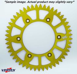 Vertex πίσω γρανάζι αλουμινίου RA808YL Suzuki RM 125/250, RMZ 250/450, RMX 250/450Z, DR 250/350SE, DRZ 250/400, Kawasaki KLX 400R