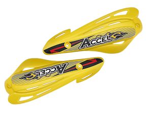 Accel enduro πλαστικές χούφτες / προστατευτικά χεριών (ανταλλακτικά για HGS-10)- Κίτρινο AC-SD-10-YL
