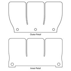 V-Force 2 πέταλα ριντ απο ανθρακόνημα 2P127-1 Honda, Kawasaki, ATV Kawasaki, Jet Ski Sea-doo, Polaris, Yamaha, Kawasaki