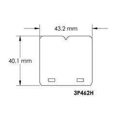 V-Force 3 πέταλα ριντ απο ανθρακόνημα 3P462H Yamaha YZ 65/85, Honda CR 60/80/85, KTM SX 85/105, Suzuki RM 80/85, Husqvarna TC 85