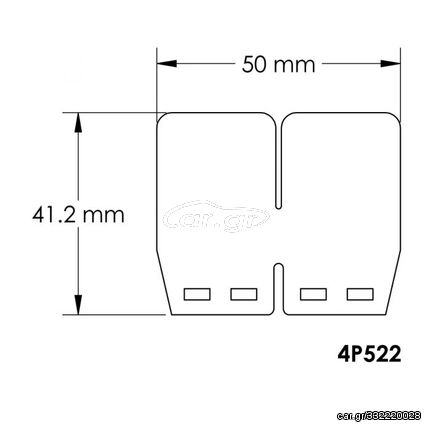 V-Force 4 πέταλα ριντ απο ανθρακόνημα 4P522 Yamaha Z-125, YZ 85,  ATV Yamaha Blaster 200, Banshee 350