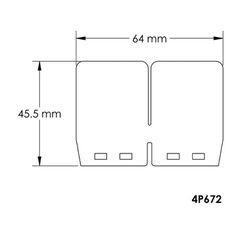V-Force 4 πέταλα ριντ απο ανθρακόνημα 4P672H KTM, Husqvarna, Husaberg, Beta