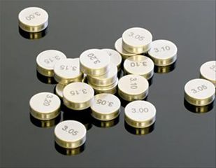 ProX καπελότα βαλβιδών - Σετ των 5 - Διαμέτρου 10.00mm - Μεγέθη 1.85mm έως 3.20mm για κάθε 0.025mm