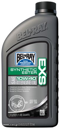 Bel-Ray EXS 10W-40 100% Συνθετικό λάδι / λιπαντικό Κινητήρα 4T 975-04-110401 1λίτρο - Τετράχρονοι κινητήρες