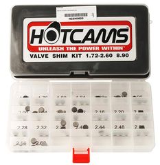 HotCams σετ καπελότα βαλβιδών διαμέτρου 8.90mm από 1.72mm έως 2.60mm για κάθε 0.04mm HCSHIM00