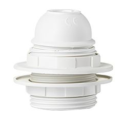 ΝΤΟΥΙ ΓΙΑ ΦΩΤΙΣΤΙΚΑ Ε27 ΛΕΥΚΟ ΜΕ ΡΟΔΕΛΑ EUROLAMP 147-23009