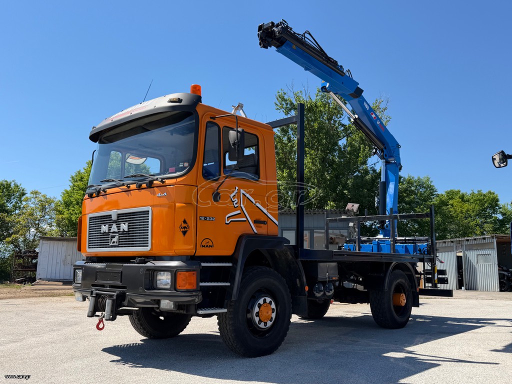 Γερανοί - Φορτηγά Με Γερανό MAN 1996 12-232 4x4