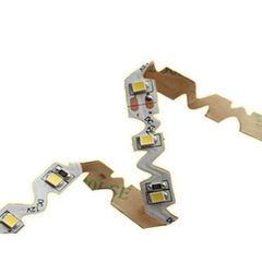 Led strips 5m 10W/m 12VDC θερμό λευκό 3000Κ φως IP33 μη στεγανή αυτοκόλλητη κατάλληλη για φωτισμό γραμμάτων & επιγραφών