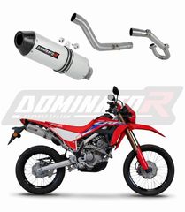 Dominator Ολόσωμη Εξάτμιση MX2 S.Steel/Carbon End Honda CRF 300L/Rally 2021 - 2023  (Περιέχει Σιγαστήρα)