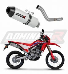 Dominator Εξάτμιση Τελικό MX2 S.Steel/Carbon End Honda CRF 300L/Rally 2021 - 2023 (Περιέχει Σιγαστήρα)