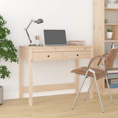Γραφείο με Συρτάρια 100 x 50 x 78 εκ. από Μασίφ Ξύλο Πεύκου 824643
