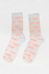 PCP Unisex Socks Pattern Fluo Incas | PCP Unisex Κάλτσες Μοτίβο Fluo Έντονο Πορτοκαλί