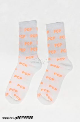 PCP Unisex Socks Pattern Fluo Incas | PCP Unisex Κάλτσες Μοτίβο Fluo Έντονο Πορτοκαλί