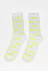 PCP Unisex Socks Pattern Fluo Yellow | PCP Unisex Κάλτσες Μοτίβο Fluo Κίτρινο