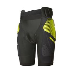 Acerbis MTB Soft Rush Shorts Μαύρο - ΚίτρινοACE000RUS01