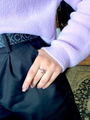 Δαχτυλιδι 18k μονόπετρο με Μπριγιαν-thumb-9