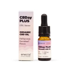 ENECTA CBDay Plus Full Spectrum CBD Oil 15% (1500mg) Intense - 10ml