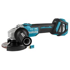 Makita DGA514RTJU - Γωνιακός Τροχός Ρυθμιζόμενης Ταχύτητας και Φρένο 125mm/ 115 MM 18V Li-Ion BL Motor μαζί με δύο μπαταρίες 5Ah , ταχυφορτιστή και βαλίτσα μεταφοράς Makpac .