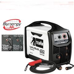 Telwin Maxima 200 Synergic - Ηλεκτροκόλληση Inverter 170A (max) MIG / TIG / Ηλεκτροδίου (MMA) (TELW816087)