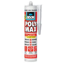 Bison 20982 - Poly Max Crystal Express Μαστίχη Διάφανη 300ml