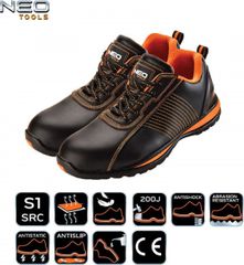 NEO TOOLS - Παπούτσι εργασίας με προστασία SB δερμάτινο