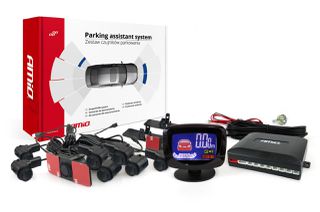 AMiO – Σύστημα Παρκαρίσματος 12V με 8 Αισθητήρες Inside Mount 16,5mm και Έγχρωμη Οθόνη LED-Graph, εξασφαλίστε κορυφαία περιμετρική ορατότητα και απόλυτη προστασία από κρυφά εμπόδια – 1 Τεμ. (02258/AM)